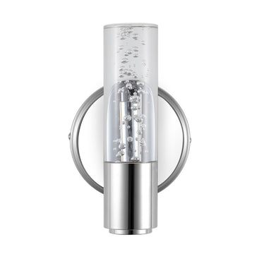 Bolha Minimalist Modern Bubble Acrylic/Iron Integrated LED Vanity Light - JONATHAN Y
